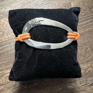 Ippolita Orange Cord Bracelet 925 6” D8